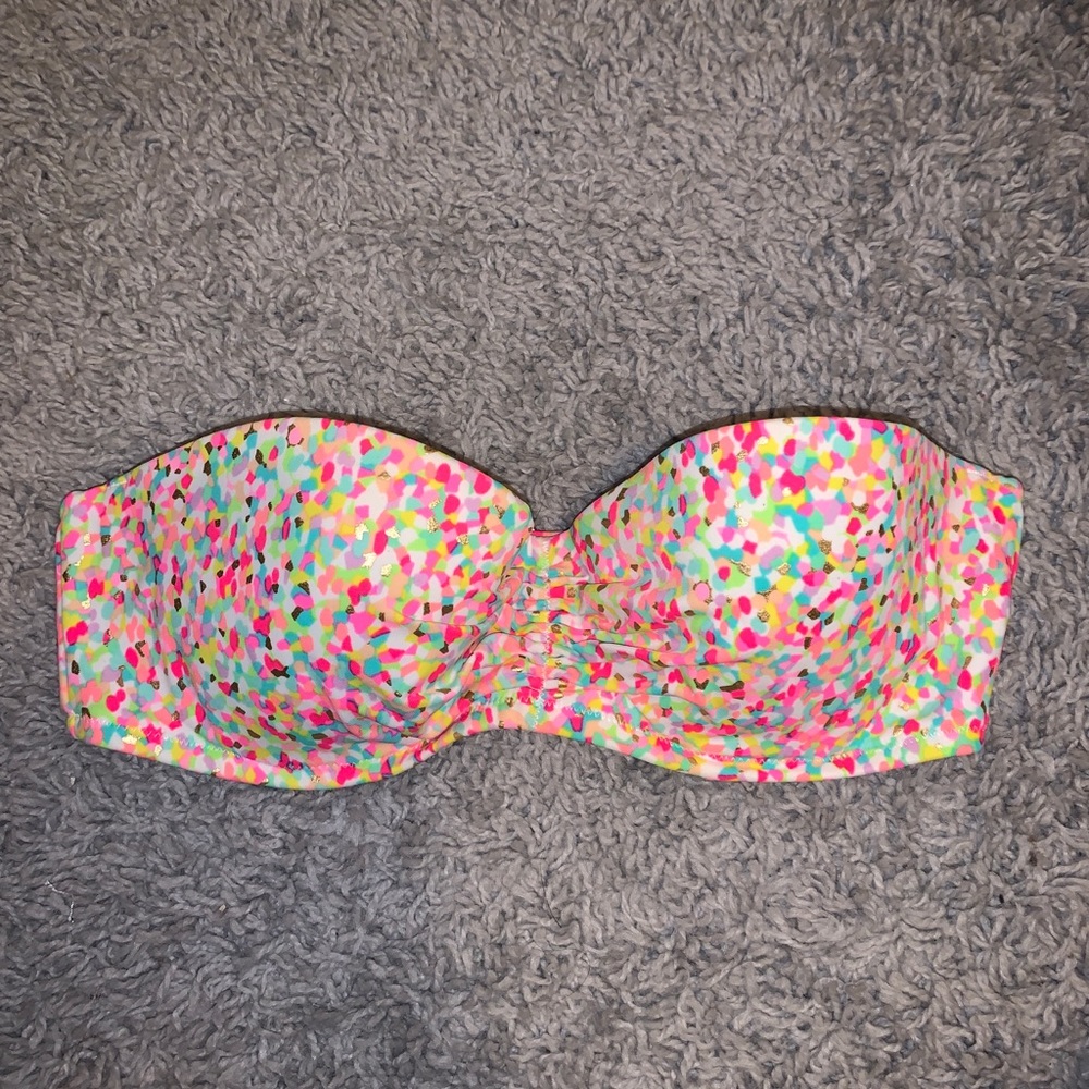confetti Bando bikini top